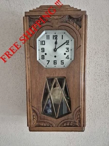 Antike deutsche Kienzle Westminster Glockenspiel Wanduhr ( 0638 ) - Bild 1 von 16