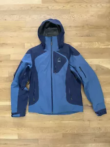 Sierra Designs Down Insulated Waterproof Rain Coat Jacket Blue Mens Small Hiking - Picture 1 of 5