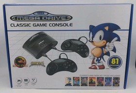 Sega Mega Drive Classic Game Console 81 Built-In Games and 2 Controllers UK ⭐⭐⭐⭐