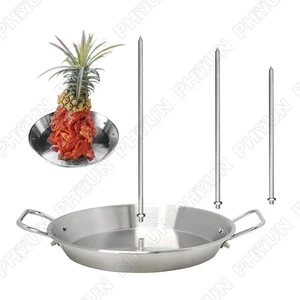 1 Set Vertikaler Edelstahl BBQ Spieß Ständer 3 Größen Spieße Grill oder Backofen - Bild 1 von 6