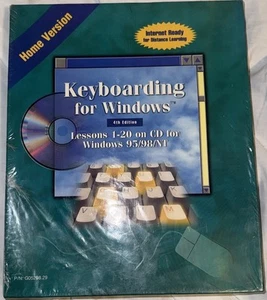 SEALED Keyboarding for Windows 4th Edition CD-ROM + Floppy Glencoe McGraw-Hill - Picture 1 of 3