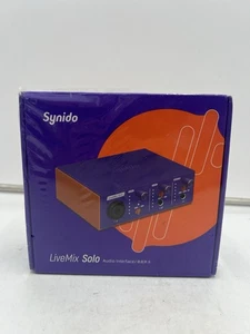Synido LiveMix Solo Interfaccia Audio USB C per Registrazione Musica, Streaming - Foto 1 di 3