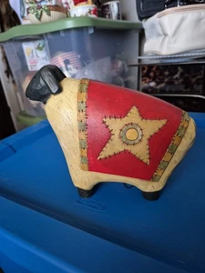 Holzschaf Weihnachten - Bild 1 von 4