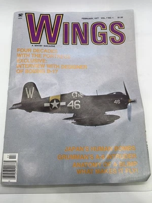 Wings Magazine February 1977 Vol. 7 No. 1 Boeing B-17 Interview Sentry - Image 1 of 3