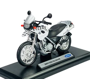 MOTO CON LICENCIA WELLY BMW F650 GS DAKAR 1:18 MODELO FUNDIDO A PRESIÓN NUEVO EN CAJA - Imagen 1 de 5
