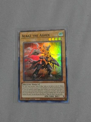 Albaz the Ashen POTE-EN011 Power of the Elements-1st Edition Misprint Fade - Image 1 of 3