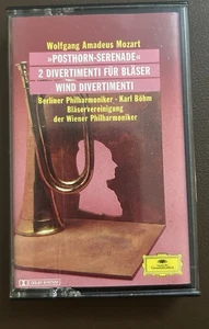 Mozart Cassette Tapes – Posthorn Serenade & More – DG & L’Oiseau-Lyre Lot of 3 - Picture 1 of 8
