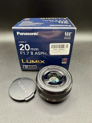 PANASONIC LUMIX G 20mm F1.7 II ASPH. BLACK for M4/3 mount - Image 1 of 2