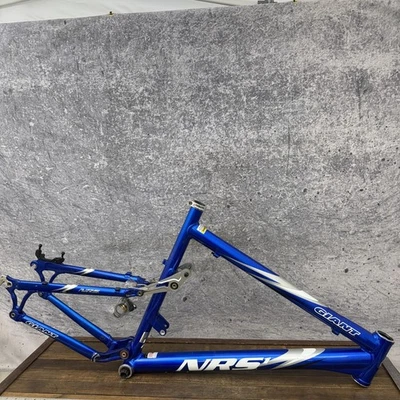 Cuadro de suspensión completa Giant NRS 1 20 pulgadas aluminio azul 26 130 90s MTB montaña Foto 1 de 4