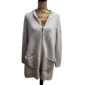 Soft Surroundings Cardigan Womens Size Large Beige Open Front Knit Long Sleeve - Picture 1 of 9