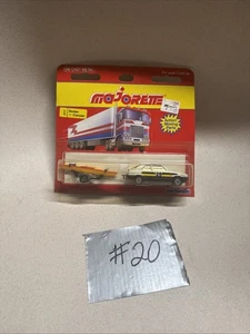 Vintage Majorette #317 Sedan & Sailboat on Canoes : Diecast Collectible Toy Car - Picture 1 of 13