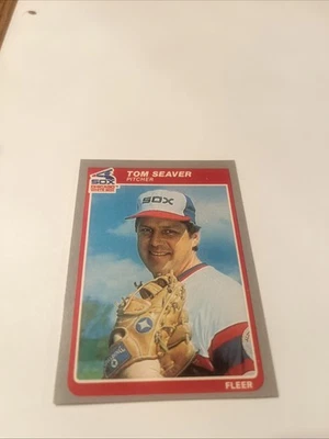 1985 Fleer Tom Seaver Chicago White Sox # 526 - Image 1 of 2