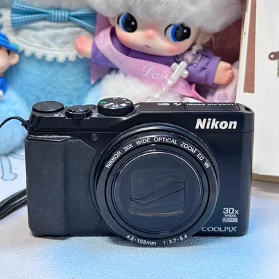 Nikon COOLPIX S9900 Black Digital Camera 30x Optical Zoom and Built-In Wi-Fi - Image 1 of 4