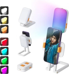 Portable Selfie Light 82 LED Phone Light 3 Light Modes and RGB Modes - Picture 1 of 7