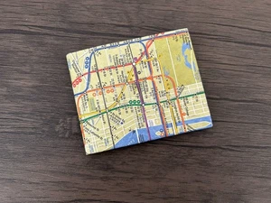 NYC MTA Subway Map Tyvek Mighty Wallet By Dynomighty Design - Picture 1 of 9