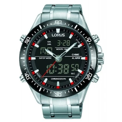 Lorus Watch RW635AX5 Mens Dual Display Analogue and Digital RRP £129.99 - Image 1 of 4