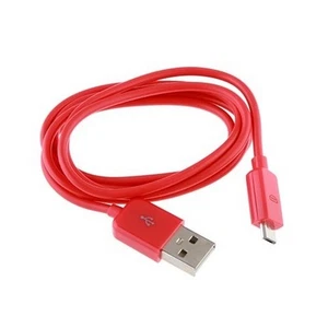 Cavo Dati Ricarica Usb Microusb 0.90 Metri Red Per Lg G Vista G2 Mini Lte L Fino - Foto 1 di 5