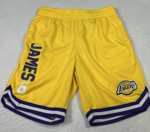 NBA Los Angeles Lakers Lebron James #6 Shorts Herren Large gelb lila - Bild 1 von 9