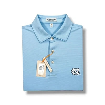 Peter Millar Summer Comfort North Carolina Tar Heels Polo Shirt Mens Small • NWT - Image 1 of 3