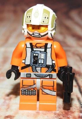 SW1279 Lego Minifigure Rebel Pilot Y-wing Jon Dutch Vander Gold - Image 1 of 4