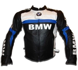 BMW Motorcycle Jacket Motorbike Racing Sport Biker Leather Jacket-M-L-XL-2XL-3XL - Picture 1 of 6