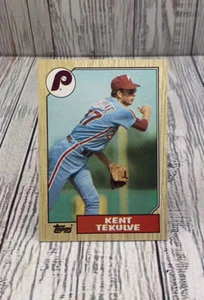 1987 Topps Kent Tekulve #684 Philadelphia Phillies Baseball Card Good - Picture 1 of 4