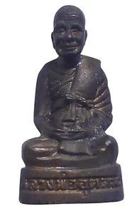 Thailand Amulet Buddha LP Uttama,Wat Wang Wiwakaram, Kanchanaburi,Year : 1990AD. - Picture 1 of 9