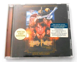 HARRY POTTER SORCERER'S STONE SPECIAL FIRST EDITION CD SOUNDTRACK w/POSTER - Picture 1 of 4