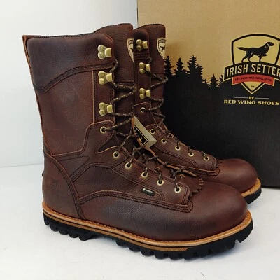 Irish Setter Elk Tracker Hunting Boots Men's Size 8.5 E2 Insulated WP 860 Brown - Image 1 of 4