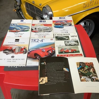 MINI TRIUMPH MG AUSTIN HEALEY      Cataloghi Parti Di Ricambio Vari Modelli - Immagine 1 di 4