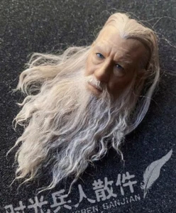Asmus Toys CRW001 1/6 Scale Head Sculpt (Movable Eyes) for 12'' Gandalf 2.0 - Picture 1 of 3