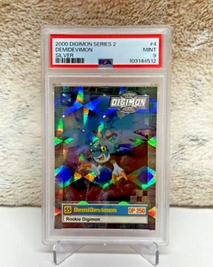 Digimon Animated Series 2 2000 - Demidevimon Silver Holo #4 - PSA como nuevo 9 - Imagen 1 de 2