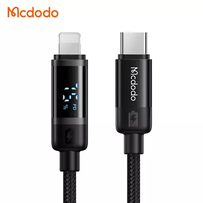 Mcdodo 36W Battery Level Display Type C To iPhone Fast Charging Cable For iPhone - Image 1 of 4