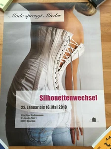 Ausstellungsplakat Silhouettenwechsel Mchn Stadtmuseum 2010 - Bild 1 von 4