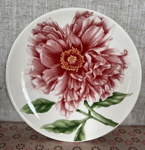 Pier 1 Imports Floral Medley Appetizer Plate Spring Retired 5.75” Peony Flower