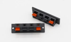 Stereo Lautsprecher Loudspeaker DC Terminal Connector Block x 2 - Bild 1 von 2