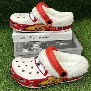 McQueen Crocs Clogs Light Up Unisex Kids/Adults Disney Cars Shoes US - Picture 1 of 3
