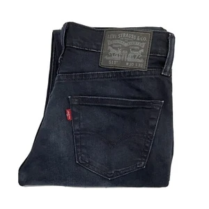 Levi's 511 Womens Denim Jeans Stretch Straight Leg Fit Dark Blue W30 - Picture 1 of 11