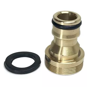 Gartenschlauch Wasserhahn Adapter Wasserhahnadapter M22 M24 aus Messing - Bild 1 von 2