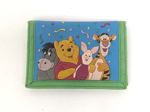 Disney Winnie the Pooh Bifold Wallet Pooh Tigger Piglet Eeyore 4" x 3" - Picture 1 of 24
