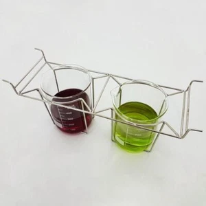 Beaker Rack 2x 500ml Beakers 6L, 9L, 13L, 20L 27L tanks, Jewellery, Dental - Picture 1 of 3