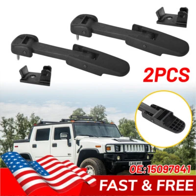 Pestillo de capó apto para Chevy/GMC 03-09 C4500/C5500/6500/7500/8500 Hummer H2 2 piezas Foto 1 de 4