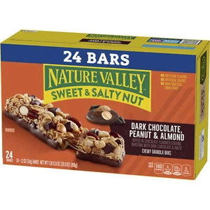 Nature Valley Chewy Granola Bars, Dark Chocolate Peanut Almond, 24 Bars, 28.8 oz - Picture 1 of 10