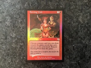 Magic MTG Burning Wish FOIL Judgment Rare NM - Picture 1 of 2