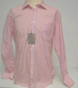 Roy Robson sportives Casual Hemd langarm graphisches Muster rot Neu Gr. L 41/42 - Imagen 1 de 5