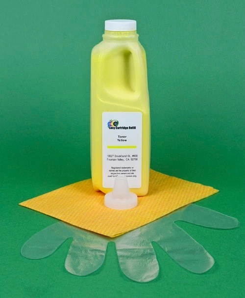 Kit de recarga de tóner amarillo de alto rendimiento para Okidata C9300dxn C9300n C9500dxn. 460gr. Foto 1 de 1