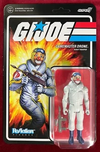 Super7 ReAction GI JOE GAMEMASTER DRONE 3.75" Action Figure - Picture 1 of 4