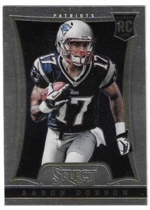 2013 PANINI SELECT AARON DOBSON RC #151 NEW ENGLAND PATRIOTS MARSHALL - Bild 1 von 2