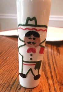 Ceramic 4" Shot Glass Raised Pattern from Mexico - Picture 1 of 2