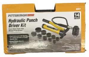 ๐น Pittsburgh 14 Piece Hydraulic Punch Driver Kit 56411 *NEW* - Picture 1 of 2